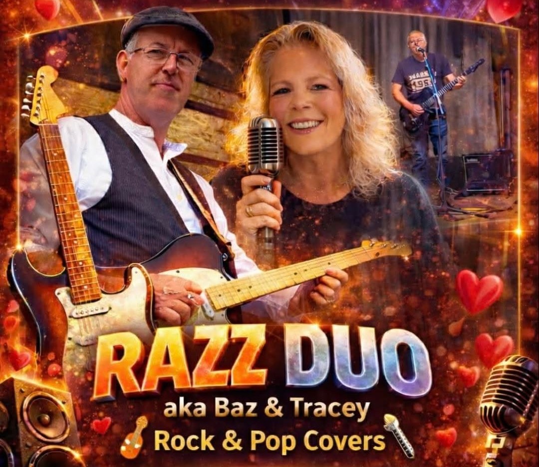 Alan Carvell and John Carr, acoustic performers at Hemnall Social Club