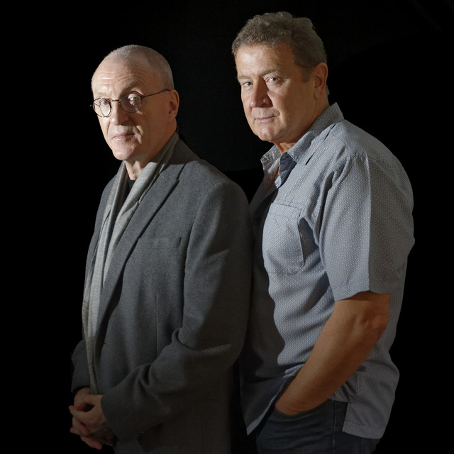 Alan Carvell and John Carr, acoustic performers at Hemnall Social Club